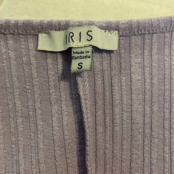 IrisBasic Sleek henley style tank lavender maxi NWT - Picture 2 of 4